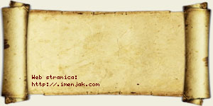 Adam Janjić vizit kartica